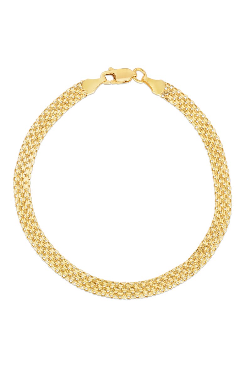 Bismark Chain Bracelet, Main, color, GOLD
