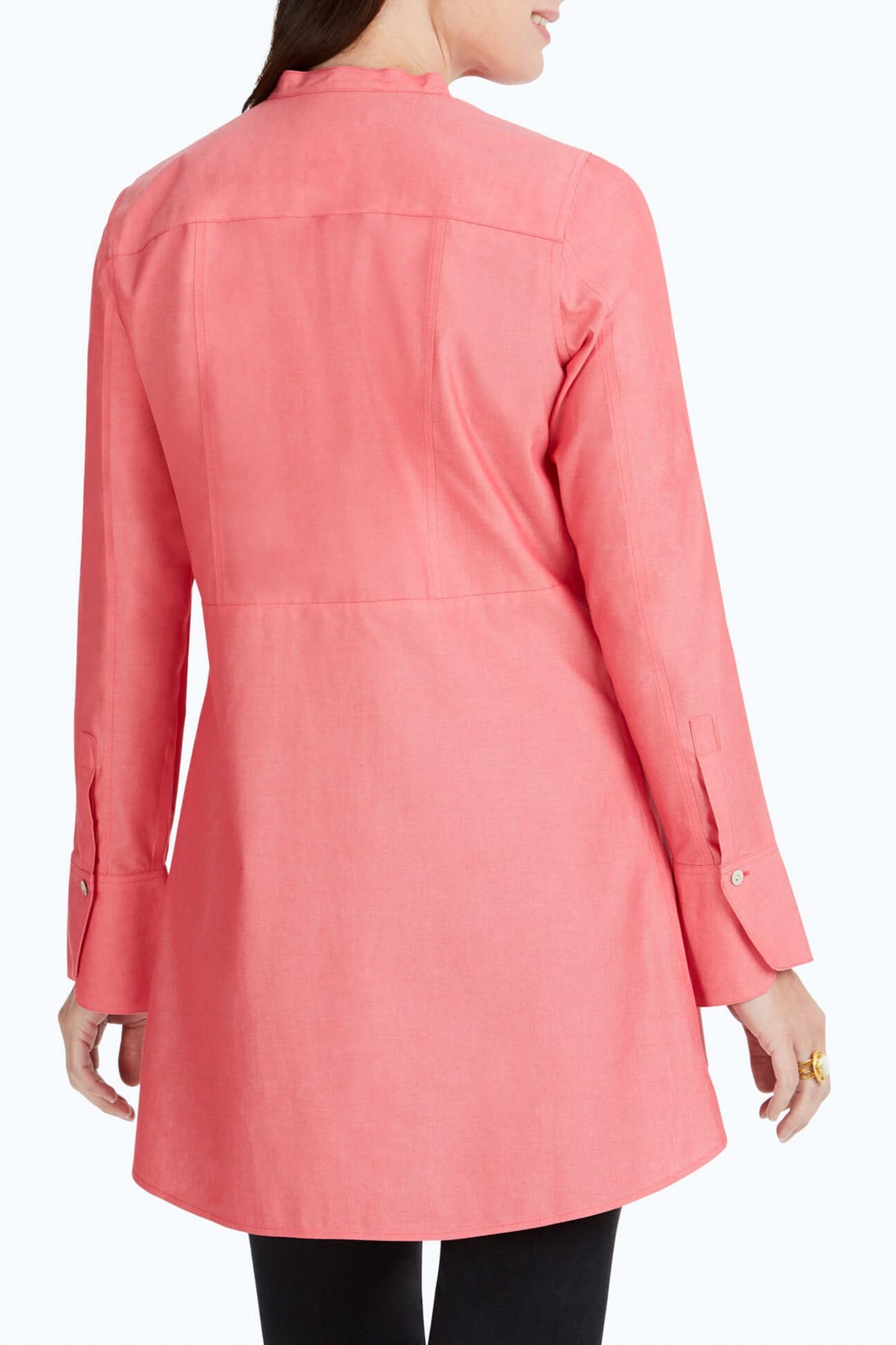 Small Pinpoint Foxcroft Cally Non-Iron Pinpoint Tunic (Women) | Nordstromrack