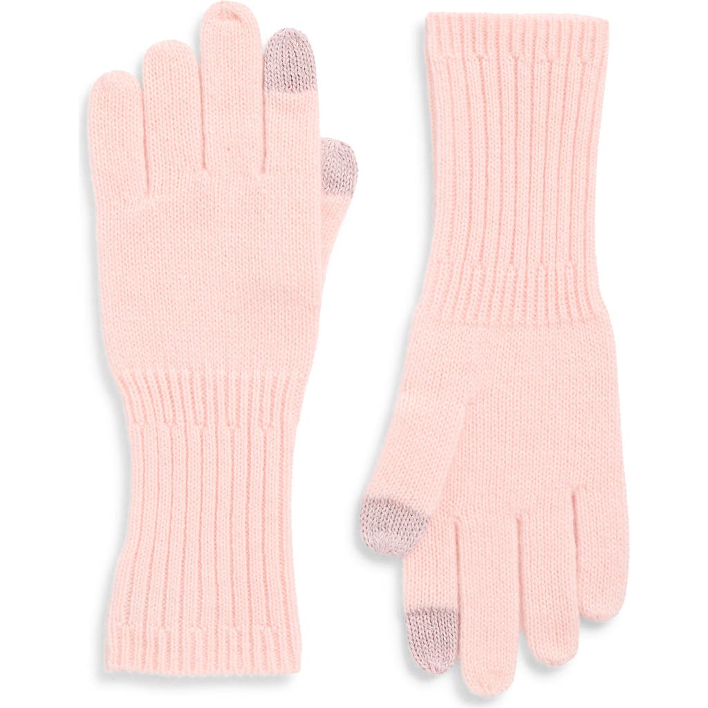 Nordstrom Cashmere Gloves In Pink