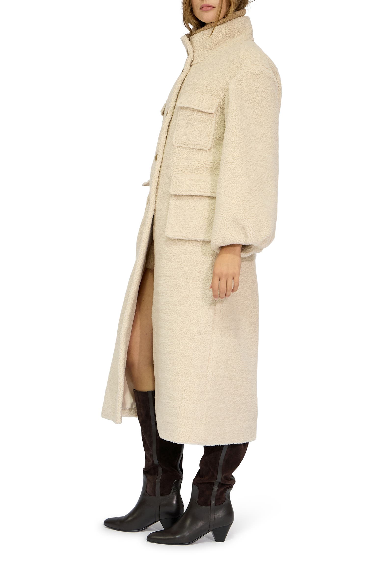 Bloom Bar Code Belle & Bloom Cozy Nights Faux Shearling Coat (Women) | Nordstromrack