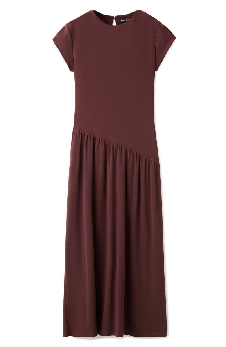MANGO Asymmetric Midi Dress, Main, color,