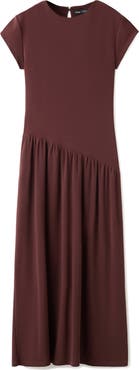 MANGO Asymmetric Midi Dress