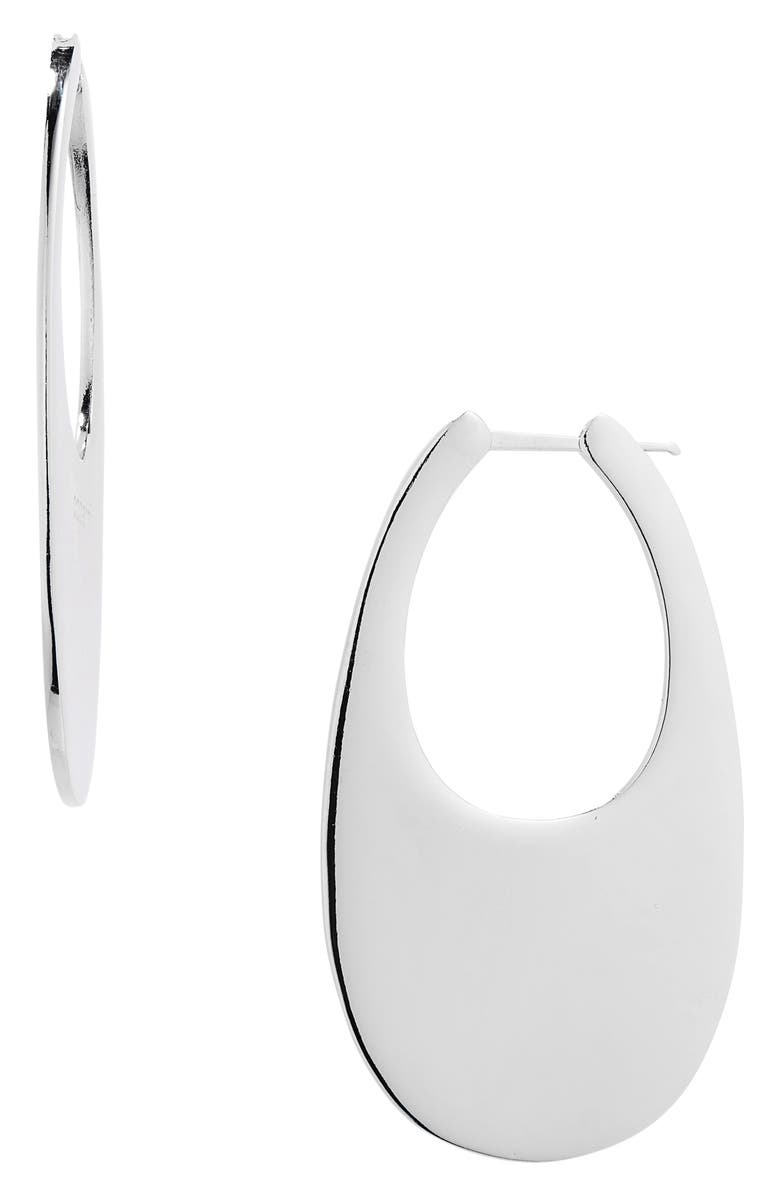 Coperni Large Swipe Hoop Earrings, Main, color,