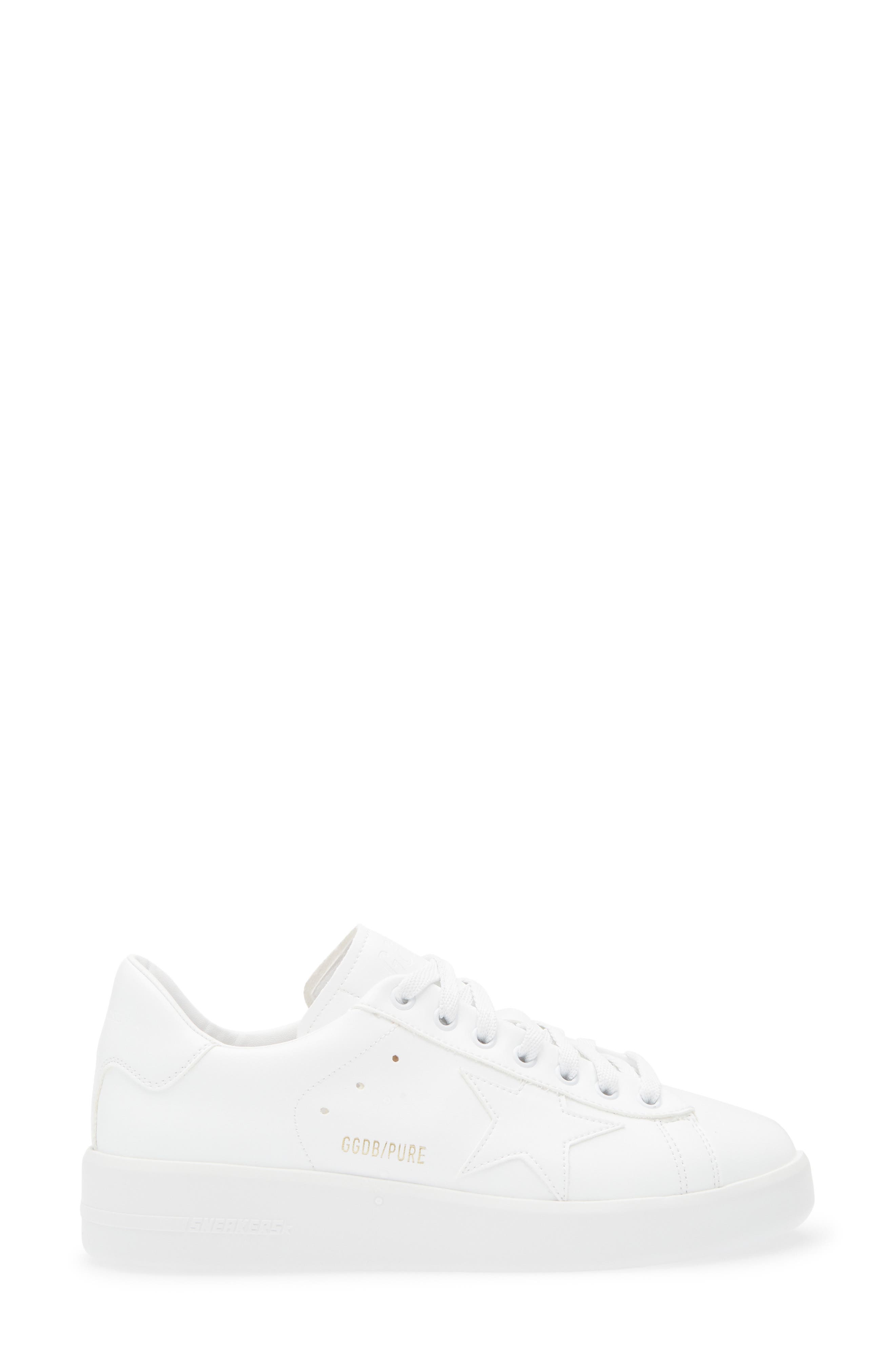 Golden Goose Pure Star Low Top Sneaker, Alternate, color, Optic White