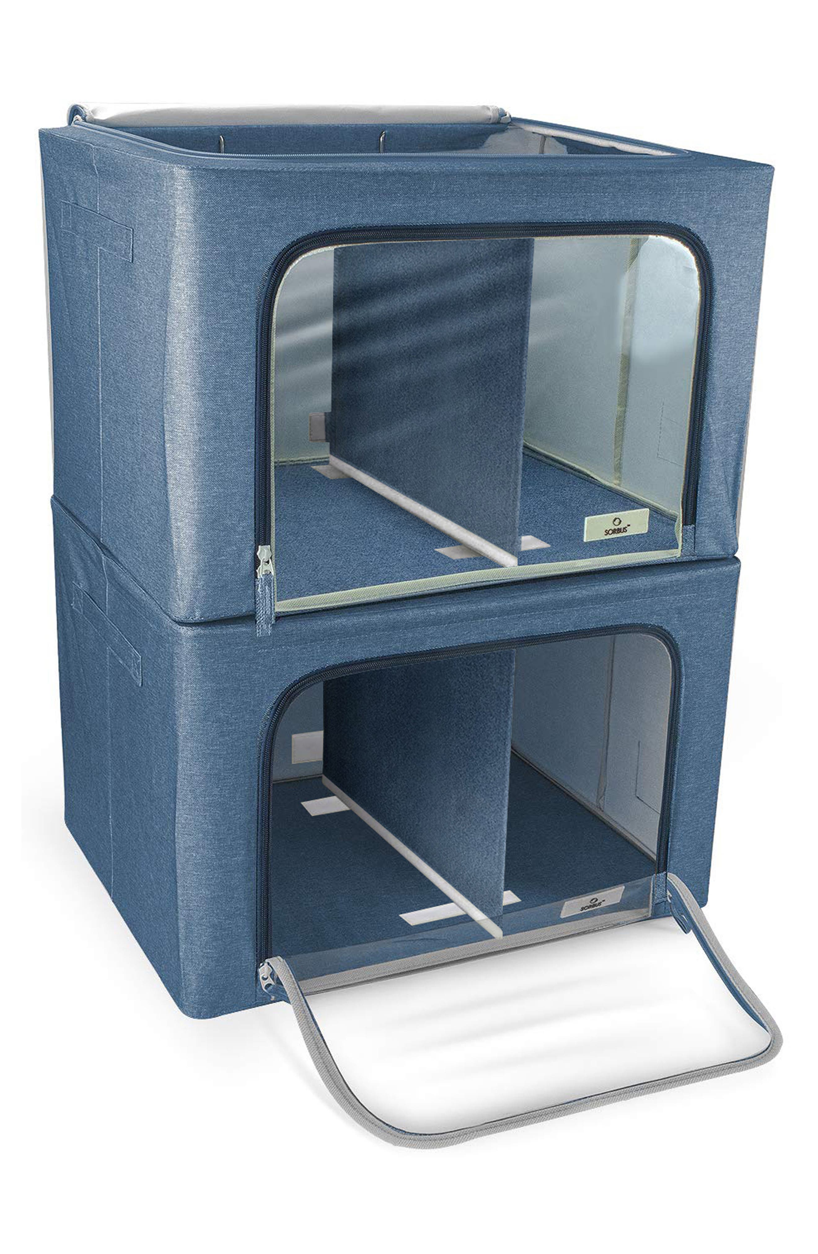 SORBUS Blue Foldable Storage Bag