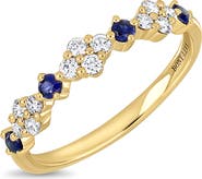Bony Levy El Mar 18k Gold Sapphire and Diamond Band Ring