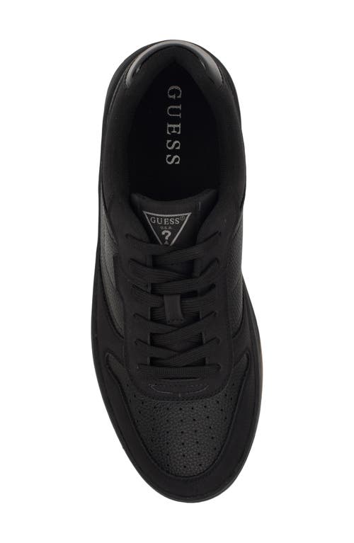 Guess Jerren Sneaker In Black/black