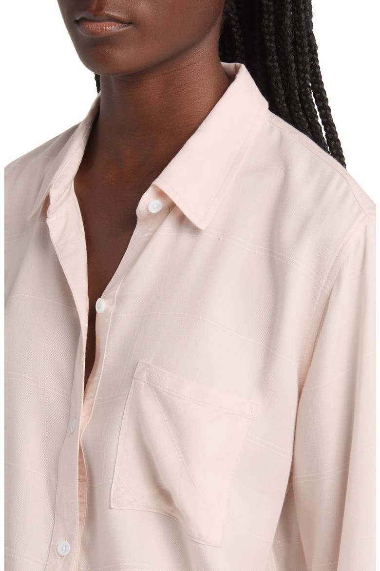 Hunter Button-Up Shirt, Alternate, color, ROSEWATER
