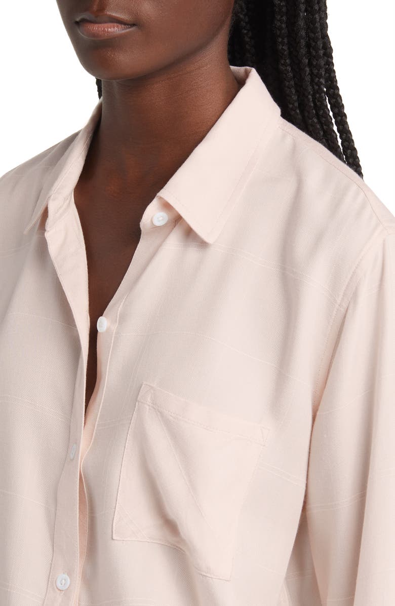 Rails Hunter Button-Up Shirt, Alternate, color, Rosewater