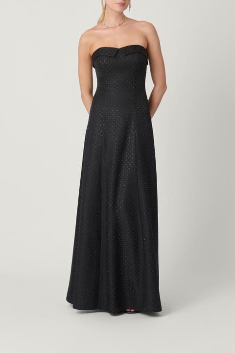 Crystal Twill Midnight Lindy Dress