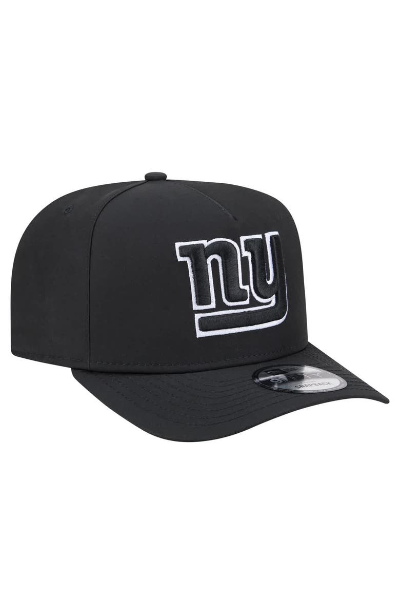 New Era Men's New Era  Black New York Giants Gore-Tex A-Frame 9FIFTY Adjustable Hat, Alternate, color, Black