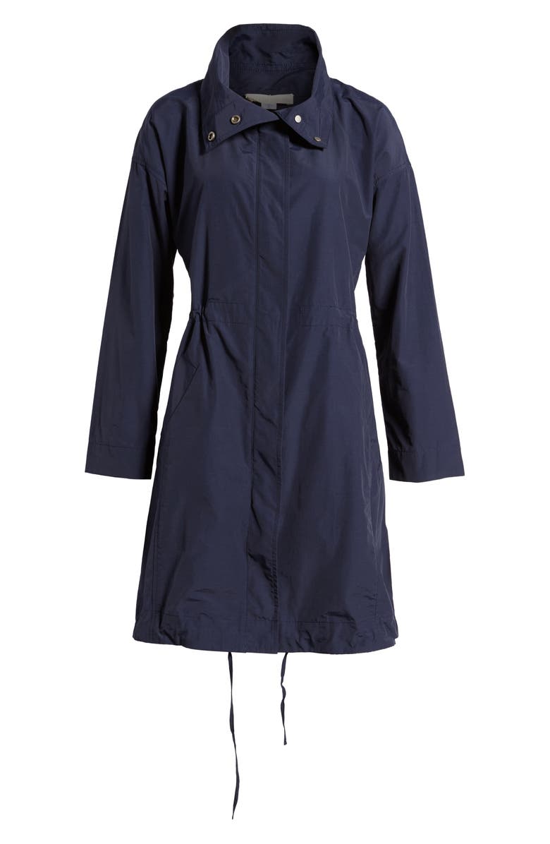 Eileen Fisher High Collar Long Jacket, Alternate, color,