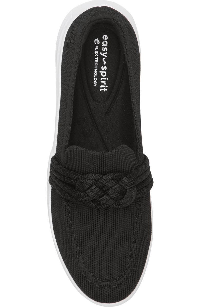 Easy Spirit Rayna Knit Loafer, Alternate, color, Black
