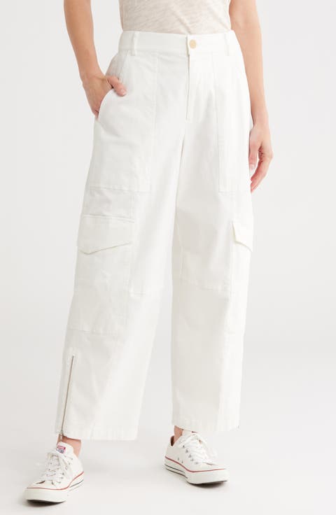 Stretch Cotton Twill Cargo Pants