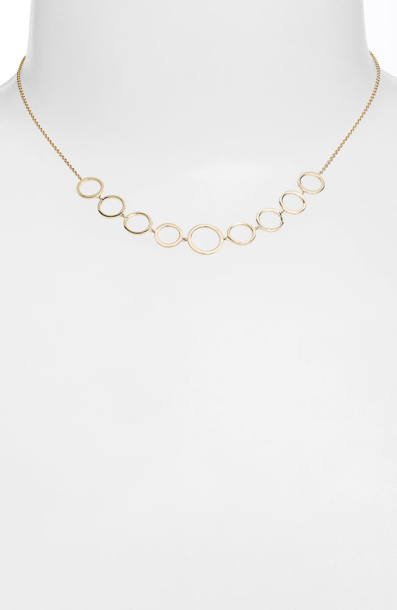 Bony Levy Geo Circle Necklace, Main, color, 
