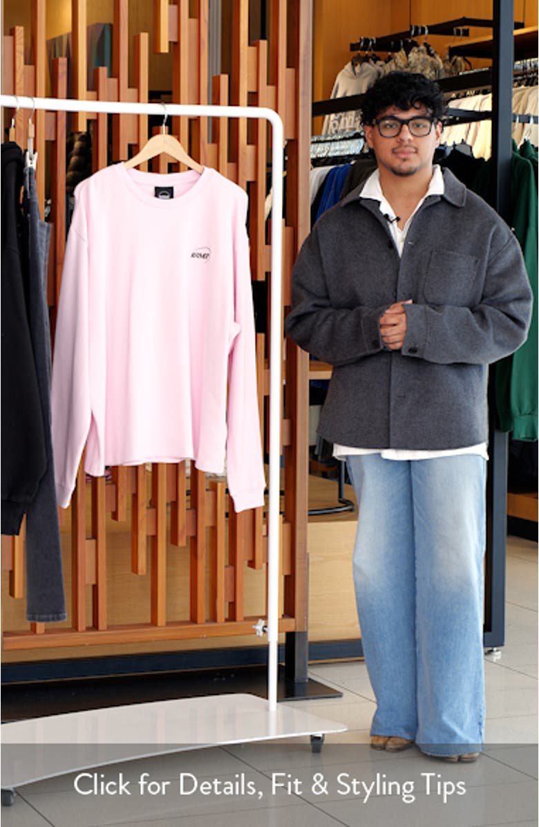 Logo Long Sleeve Waffle T-Shirt, sales video thumbnail