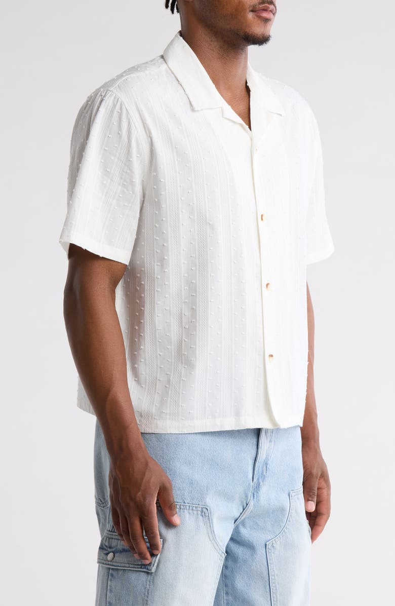 PacSun Pointelle Camp Shirt, Alternate, color, 