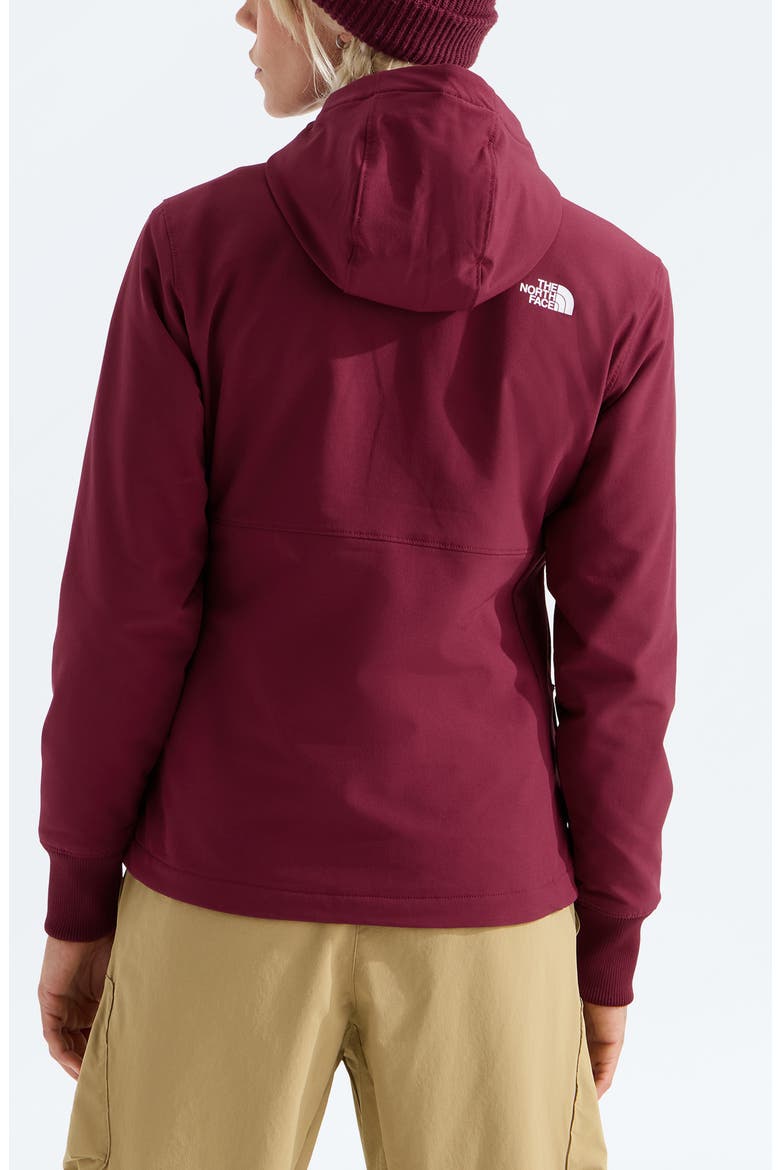 Shelbe Raschel Water Resistant Hooded Jacket, Alternate, color, BURGUNDY CRUSH