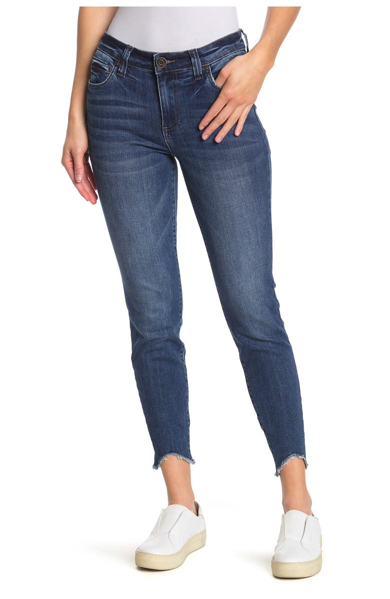 KUT from the Kloth Carlo Ankle Crop Skinny Jeans, Main, color,