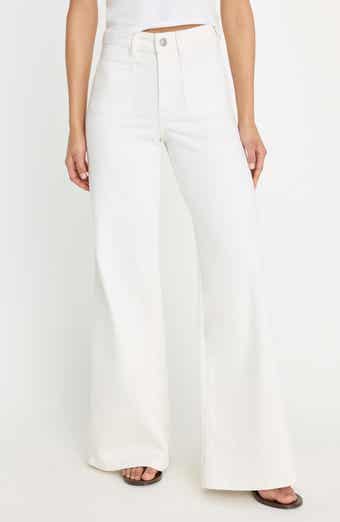 Good Waist Patch Pocket High Waist Palazzo Jeans