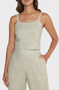 matty m. Abigail Linen Blend Camisole