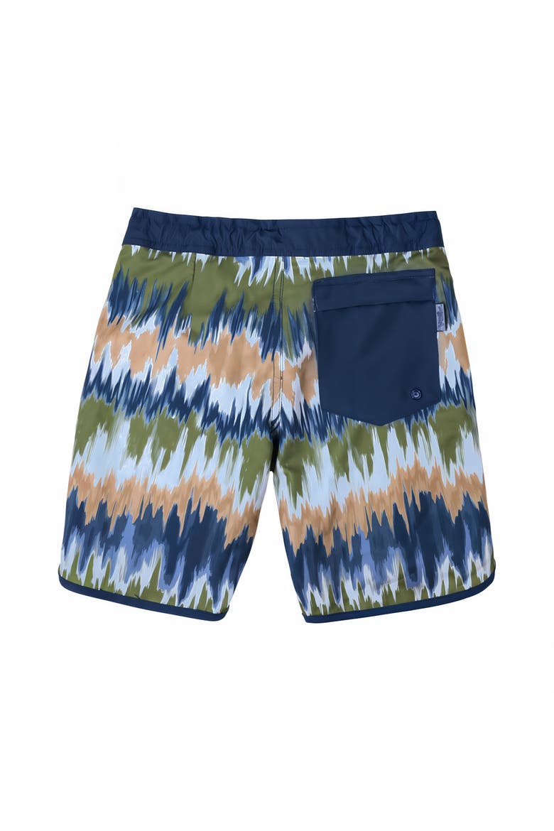 Retro Board Shorts, Alternate, color, Sandstone Ombre