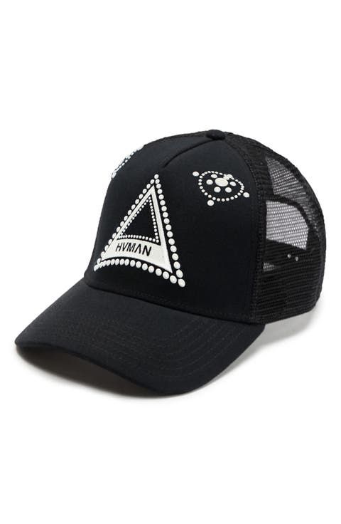 Triangle Logo Snapback Trucker Hat