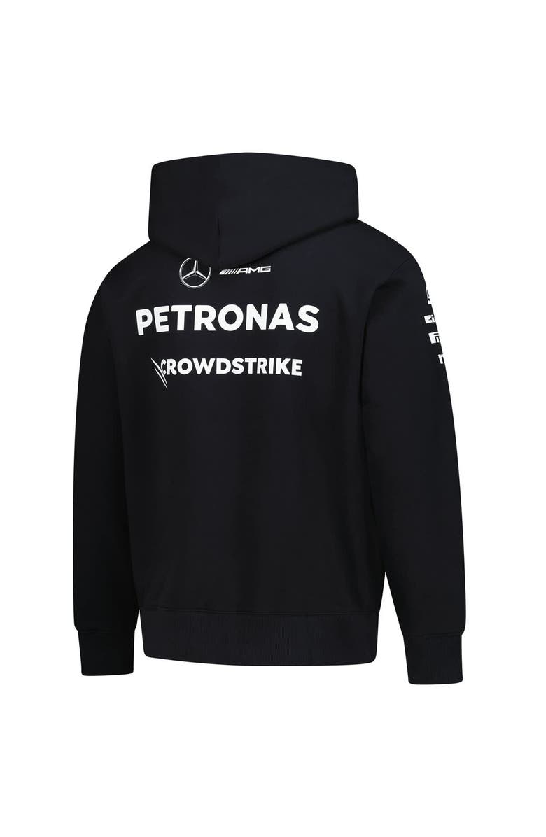 adidas Men's adidas  Black Mercedes-AMG Petronas F1 Team Team Wear Pullover Hoodie, Alternate, color, 