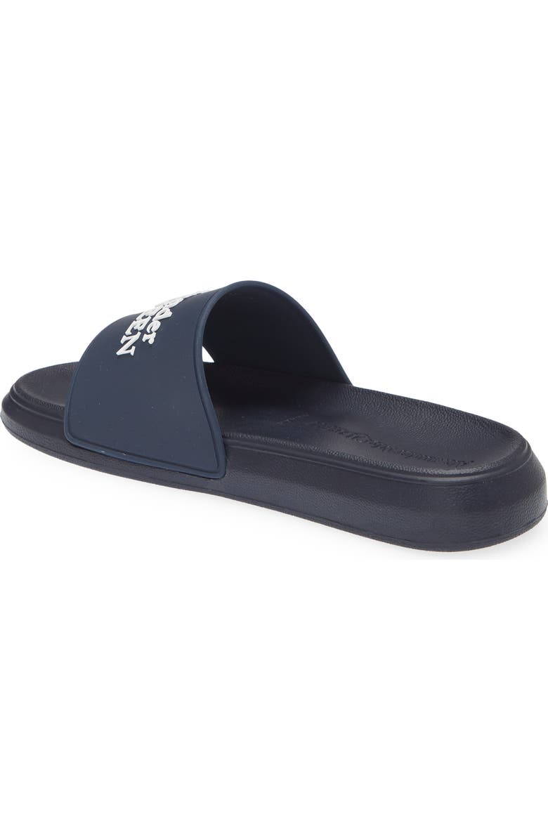 McQueen Alexander McQueen Logo Slide Sandal, Alternate, color,