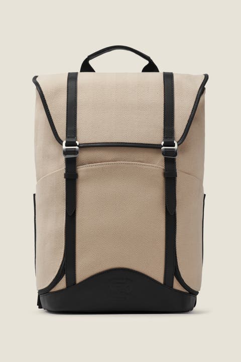Wings Lightweight Minimalist Herringbone Travel Backpack