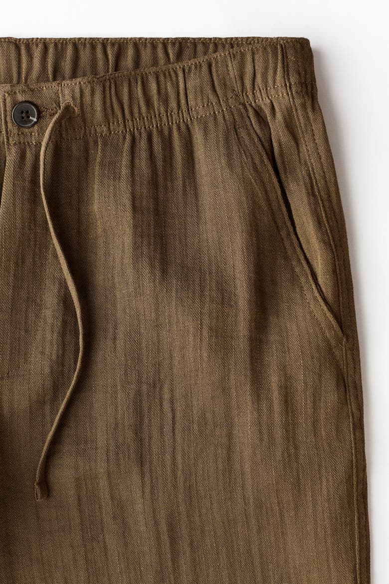 Relaxed Fit Trousers, Alternate, color, Dark khaki green