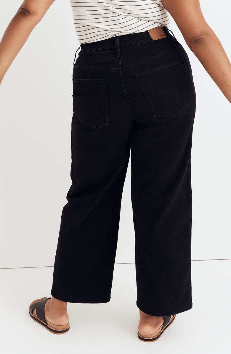 Madewell The Curvy Perfect High Waist Wide Leg Jeans, Alternate, color, 