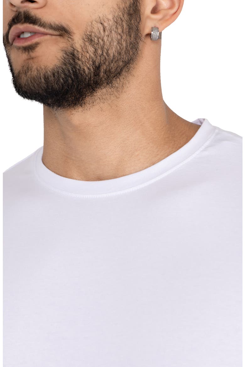Crewneck Long Sleeve T-Shirt, Alternate, color, WHITE