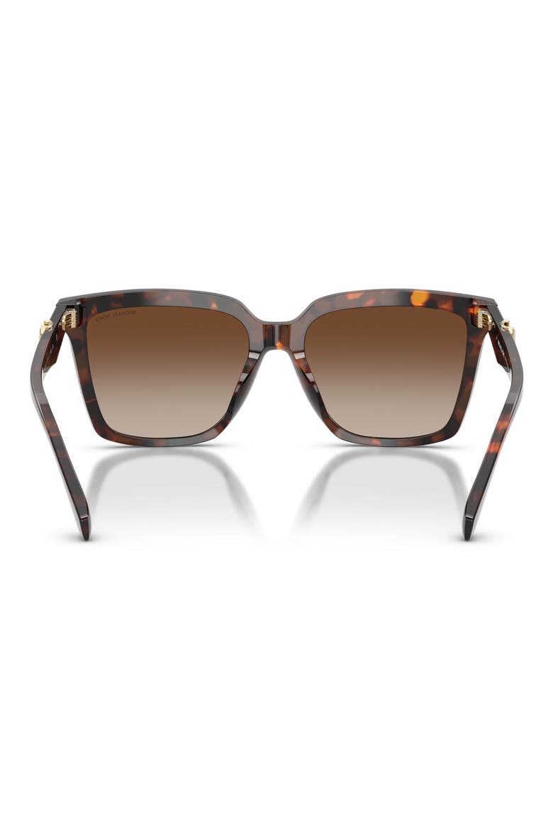 Menaggio 53mm Gradient Square Sunglasses, Alternate, color, LUGGAGE TORTOISE / BROWN RED