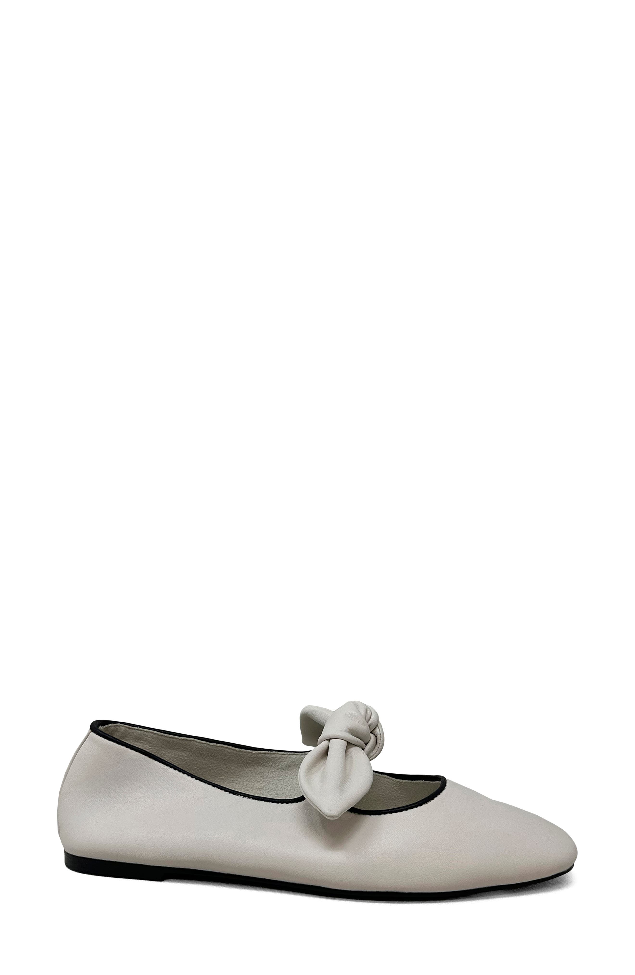 April Mary Jane Flat, Alternate, color, BONE