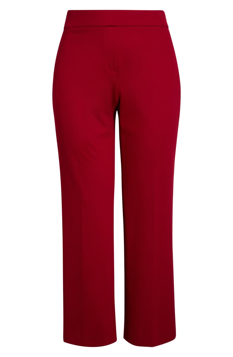 Anne Klein Straight Leg Pants, Alternate, color, Titan Red