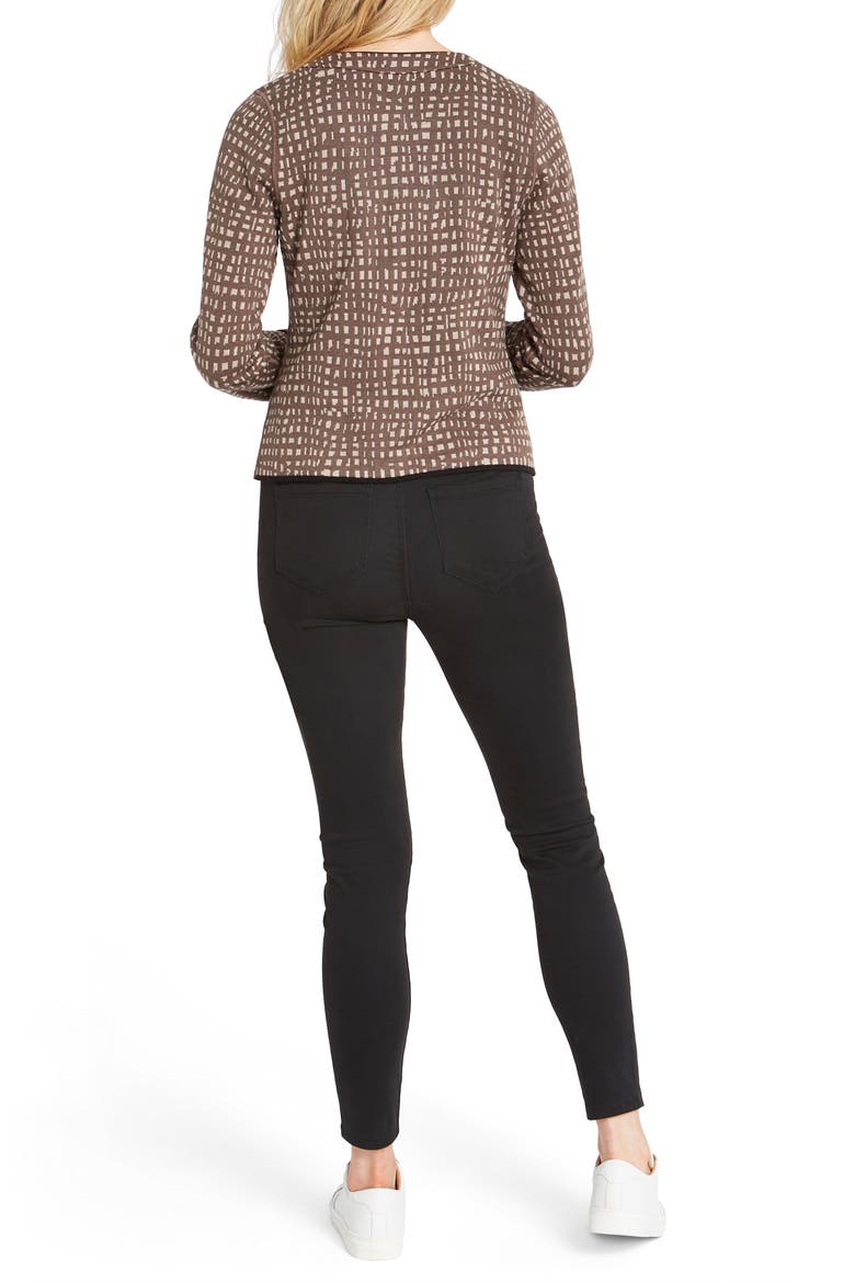 Check Mate Reversible Knit Jacket, Alternate, color, RED MULTI