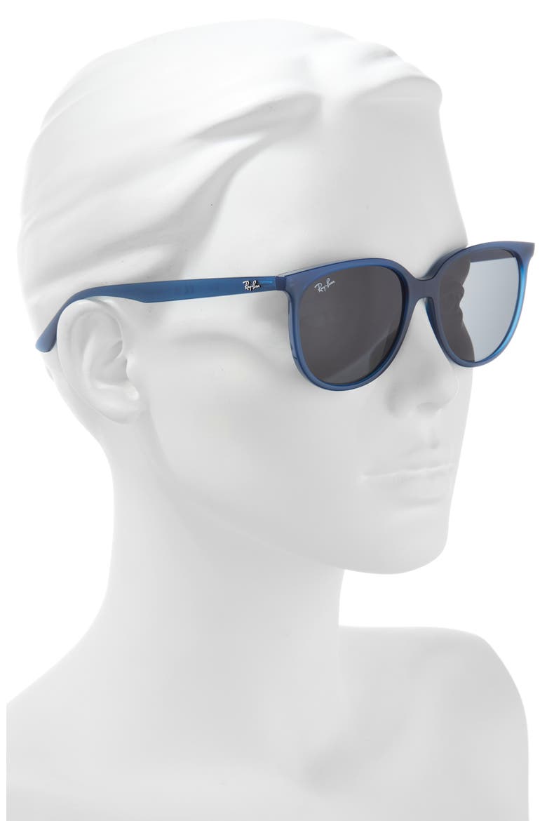 54mm Square Sunglasses, Alternate, color, BLUE/ GREY