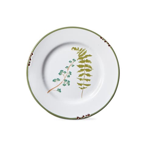 Meadow Tidbit Plate Set Multicolor Ceramic Appetizer Plates