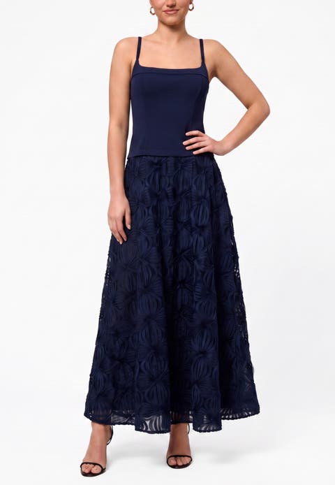 Mira Square Neck Maxi Dress