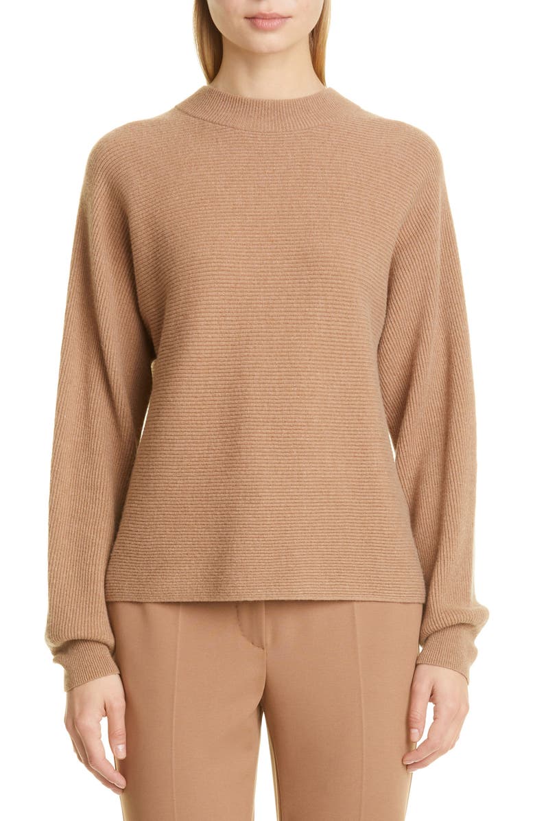 Max Mara Pilly Rib Cashmere Sweater, Main, color, 