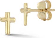 Ember Fine Jewelry Cross Stud Earrings