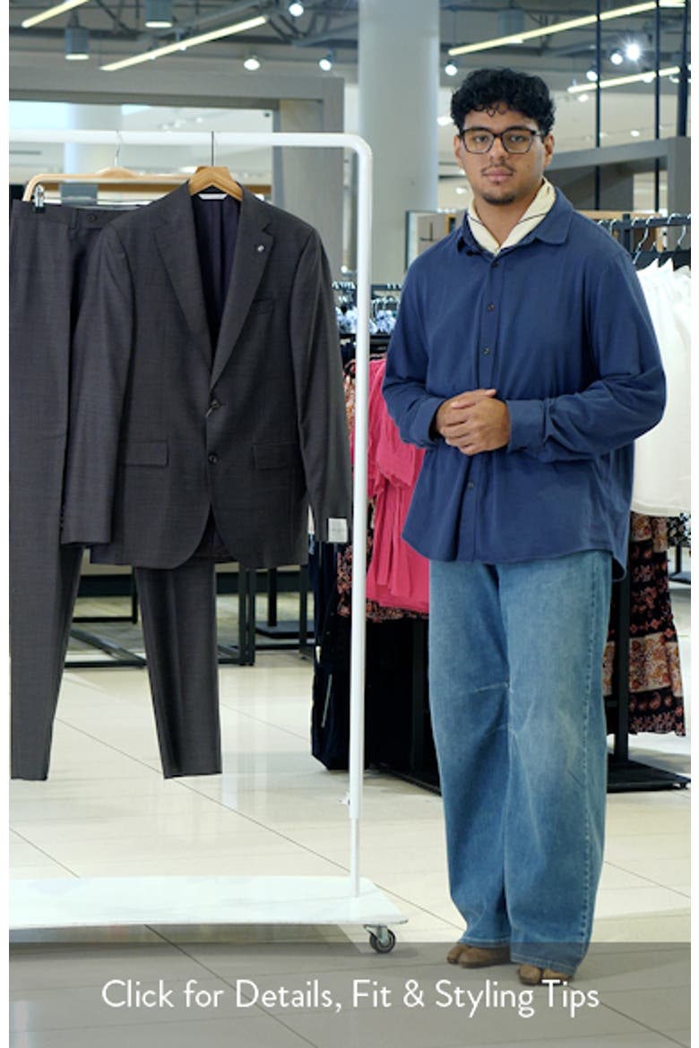 Esprit Contemporary Fit Brown Mélange Super 130s Wool Suit video