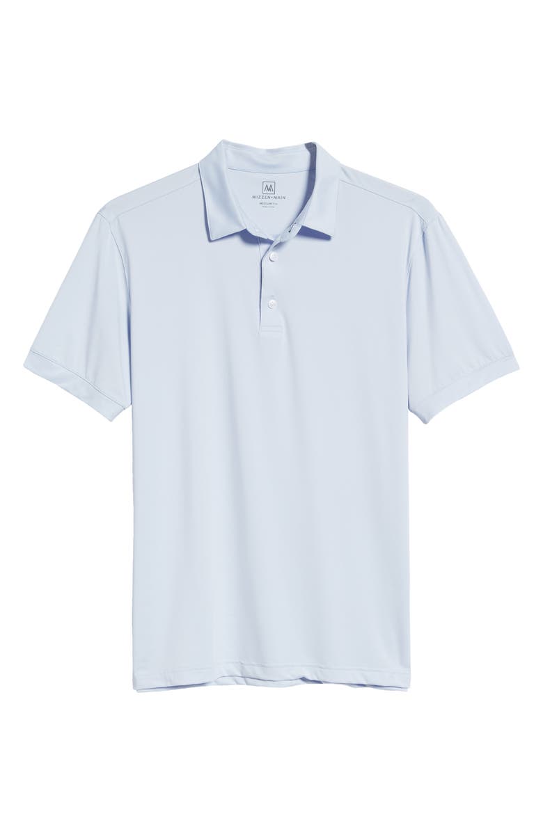 Mizzen+Main Men's Versa Solid Golf Polo, Alternate, color, Light Blue Solid