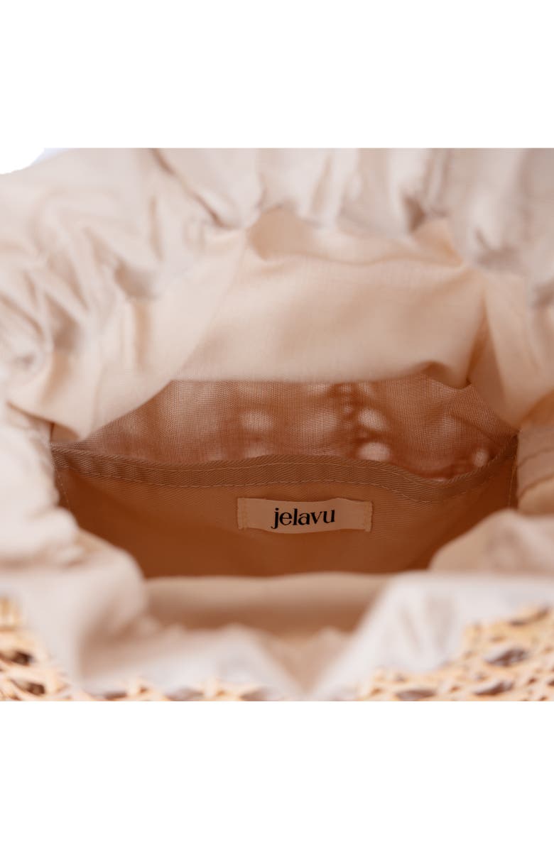 Jelavu Amalfi Wood Bead Handle Cane Satchel Bag, Alternate, color,