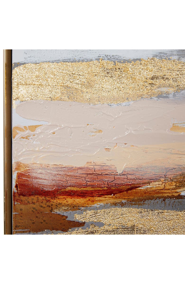 WILLOW ROW Abstract Multi Color Hand Painted Canvas Wall Art - 60" X 20", Alternate, color, Multi