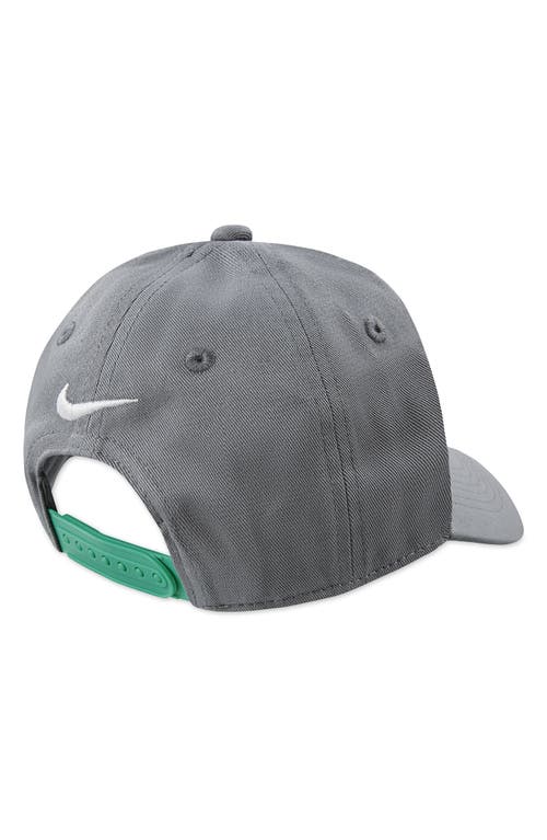 Nike Kids' Logo Patch Baseball Cap In Gray