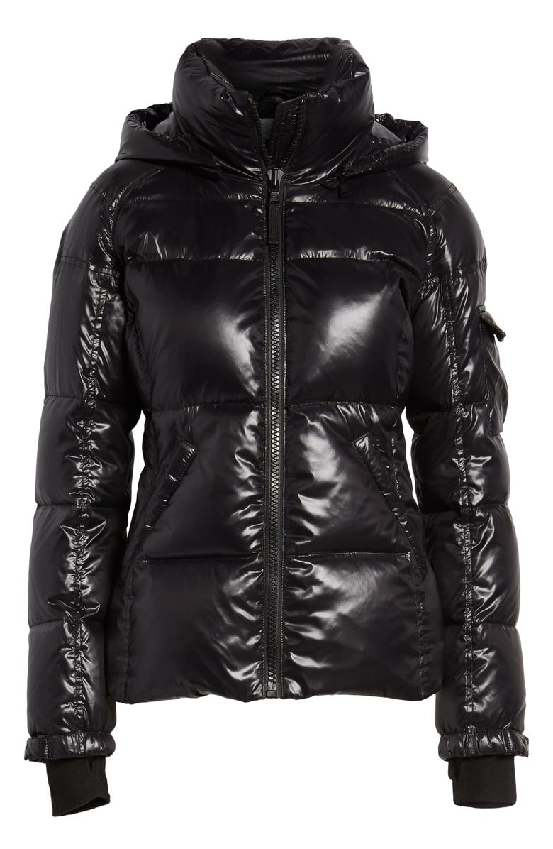 S13 Kylie Down & Feather Puffer Jacket, Alternate, color, 