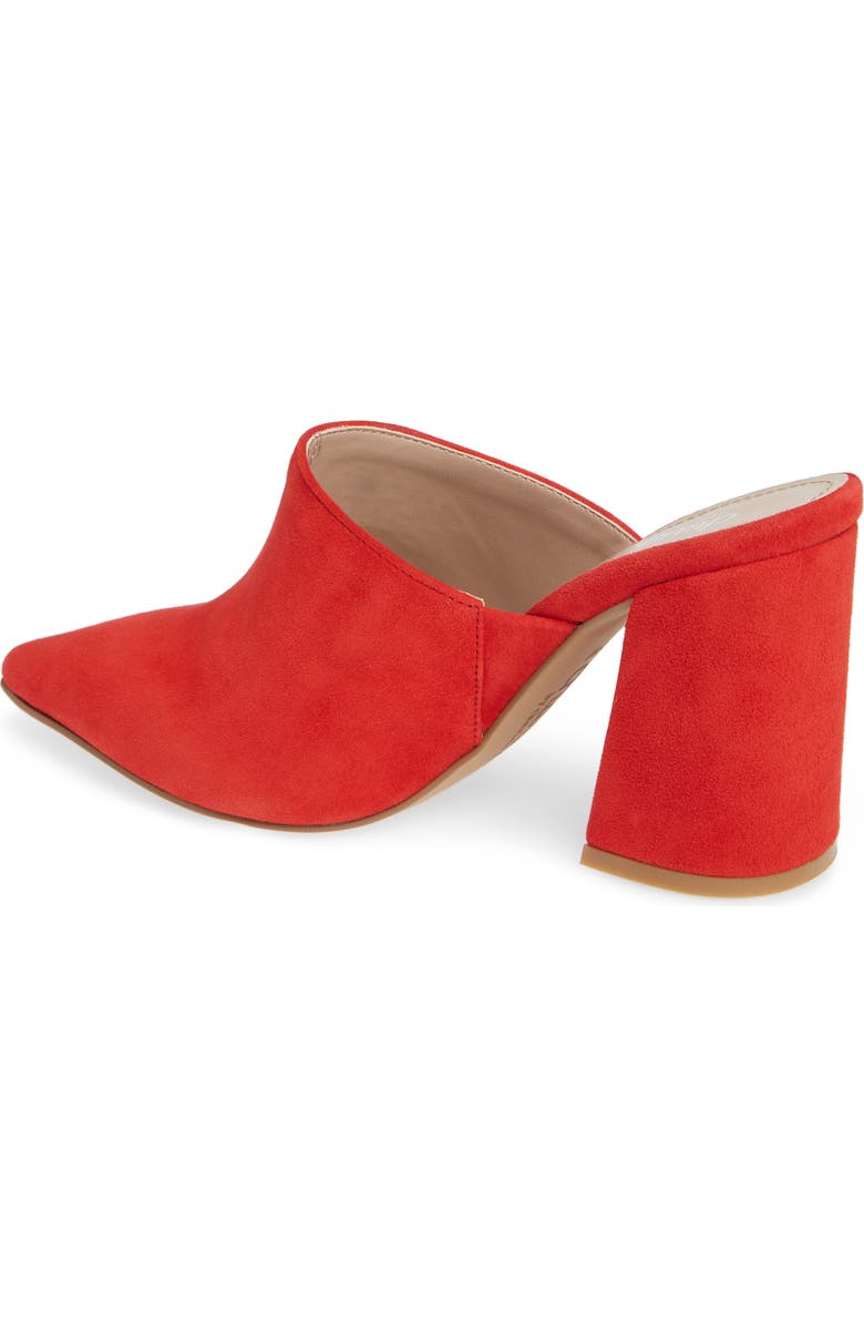 Charles by Charles David Valiant Mule, Alternate, color, Hot Red Suede
