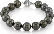 The Pearl Source 10-11mm Tahitian South Sea Pearl Bracelet - AAA Quality